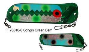 DW Flip Fin 8&quot; Songin&#39;s Green Bam