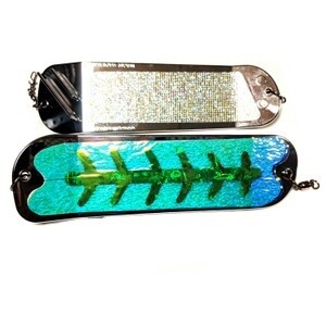 Salmon Candy Flasher 8&quot; Krytonite UV