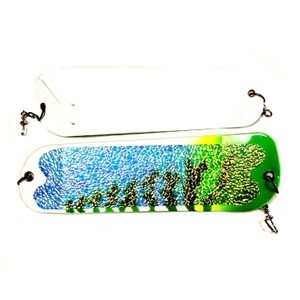 Salmon Candy Flasher 8&quot; Lucky Charm UV