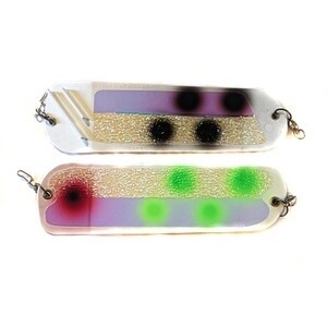Salmon Candy Flasher 8&quot; Songin&#39;s White Bam