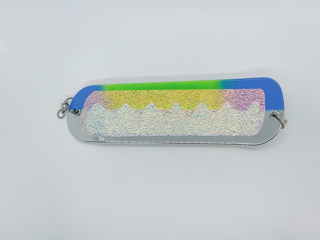 Gator Tackle Flasher 8&quot; Chome Blue Chilly Goose