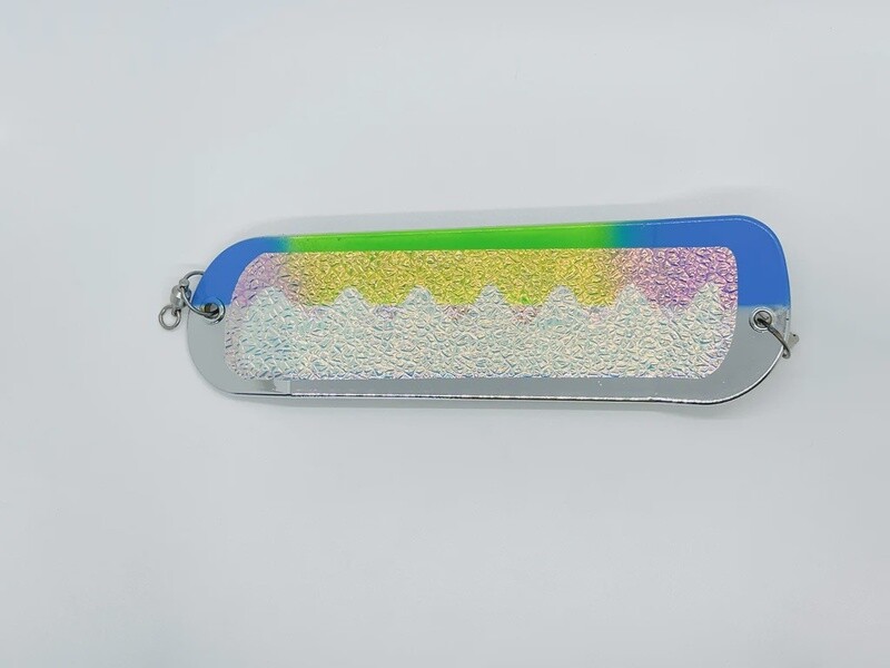 Gator Tackle Flasher 8&quot; Chome Blue Chilly Goose