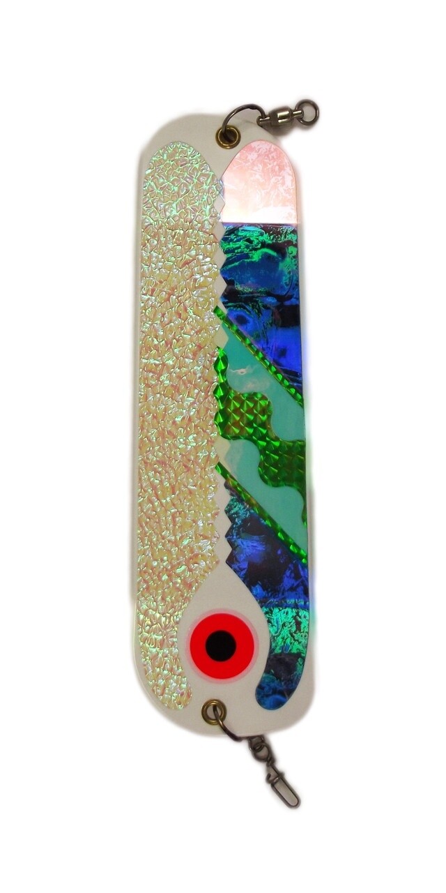 Pro King Flasher 8&quot; RGV Half A Chin Blue White