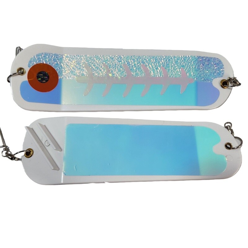 B&amp;E Tackle Flasher 8&quot; Frostbite DLT