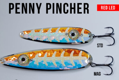B&amp;E Tackle LED Spoon Standard Penny Pincher DLT
