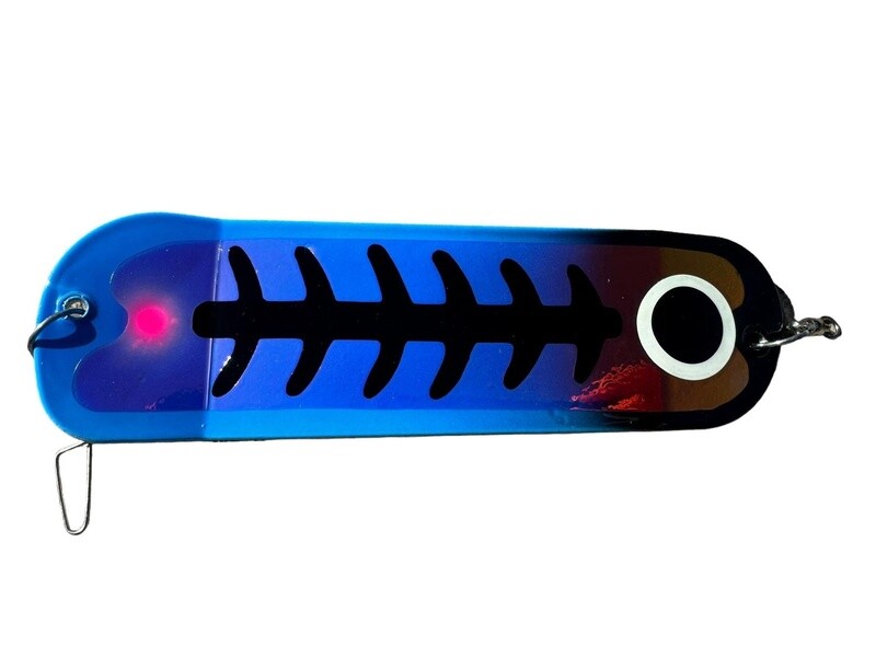 Mr Chrome 8&quot; Flasher Blue Death