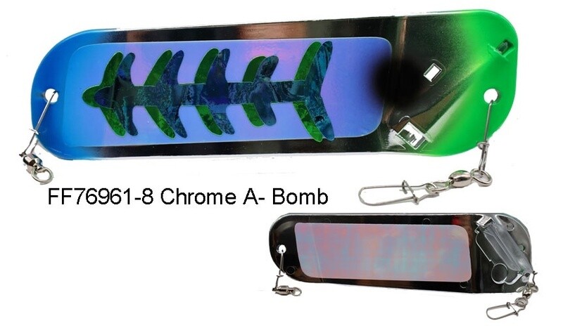 DW Flip Fin 8&quot; Chrome A-Bomb