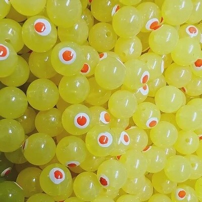 Bloop Beads 8mm Pineapple Eggspress (Glow in the Dark)