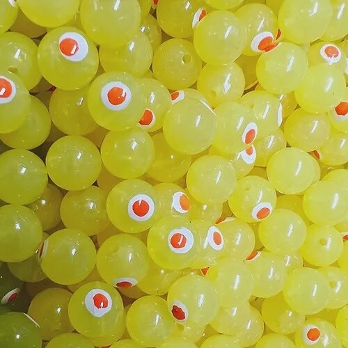 Bloop Beads 8mm Pineapple Eggspress (Glow in the Dark)