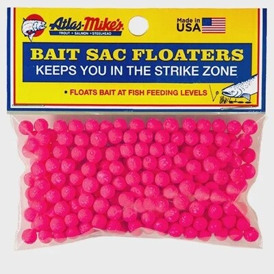 Atlas Bait Sac Floaters Hot Pink