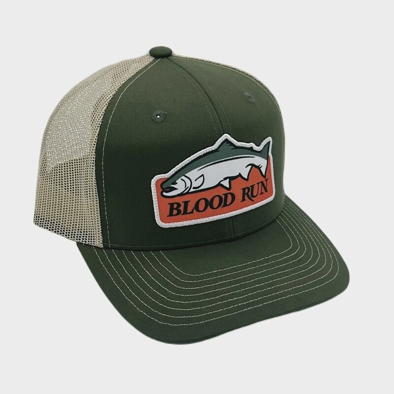 Blood Run Sockeye Snapback Trucker Hat