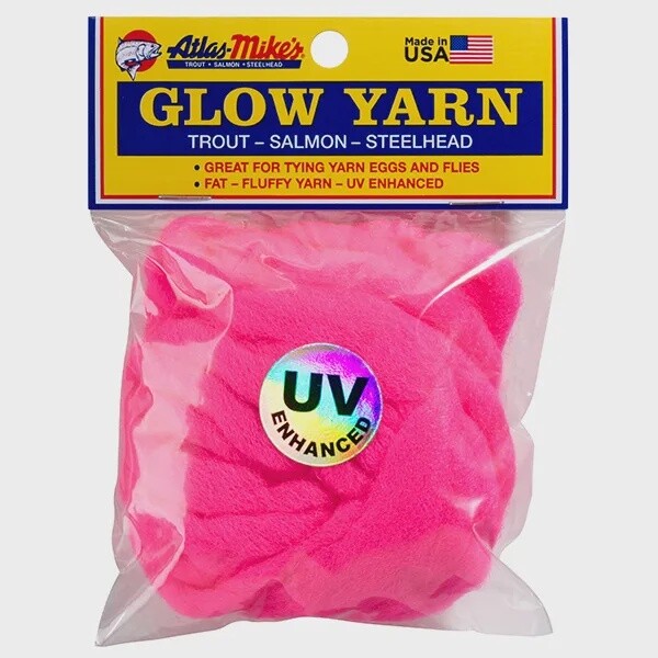 Glow Yarn Cerise UV