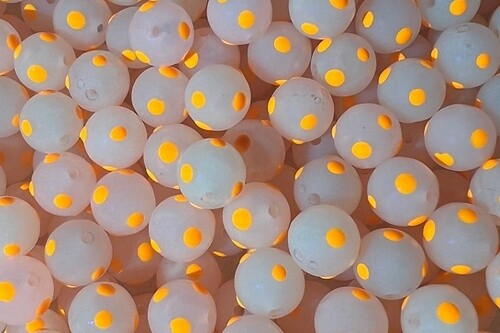 Bloop Beads 8mm Peach Gobbler (Glow in the Dark)