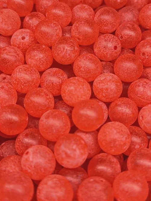 Bloop Beads 10mm Redd-Rum (Double Glow)