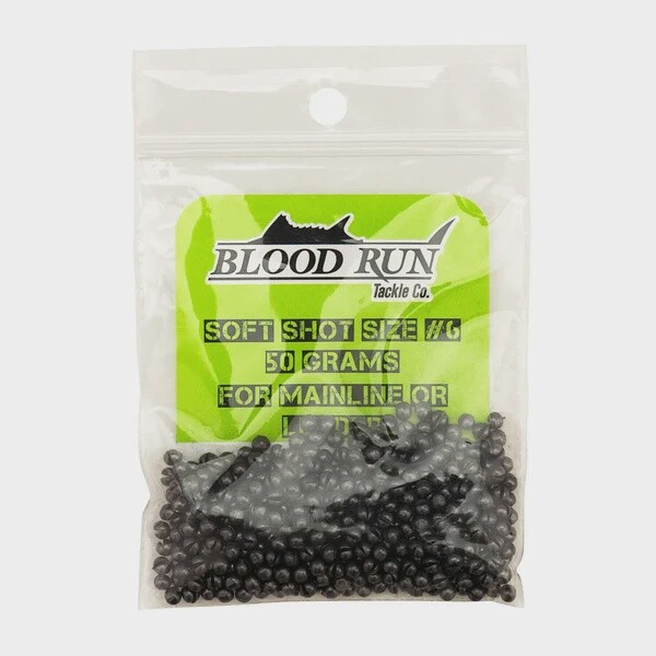 BR Soft Split Shot 50ct #6 1g DLT