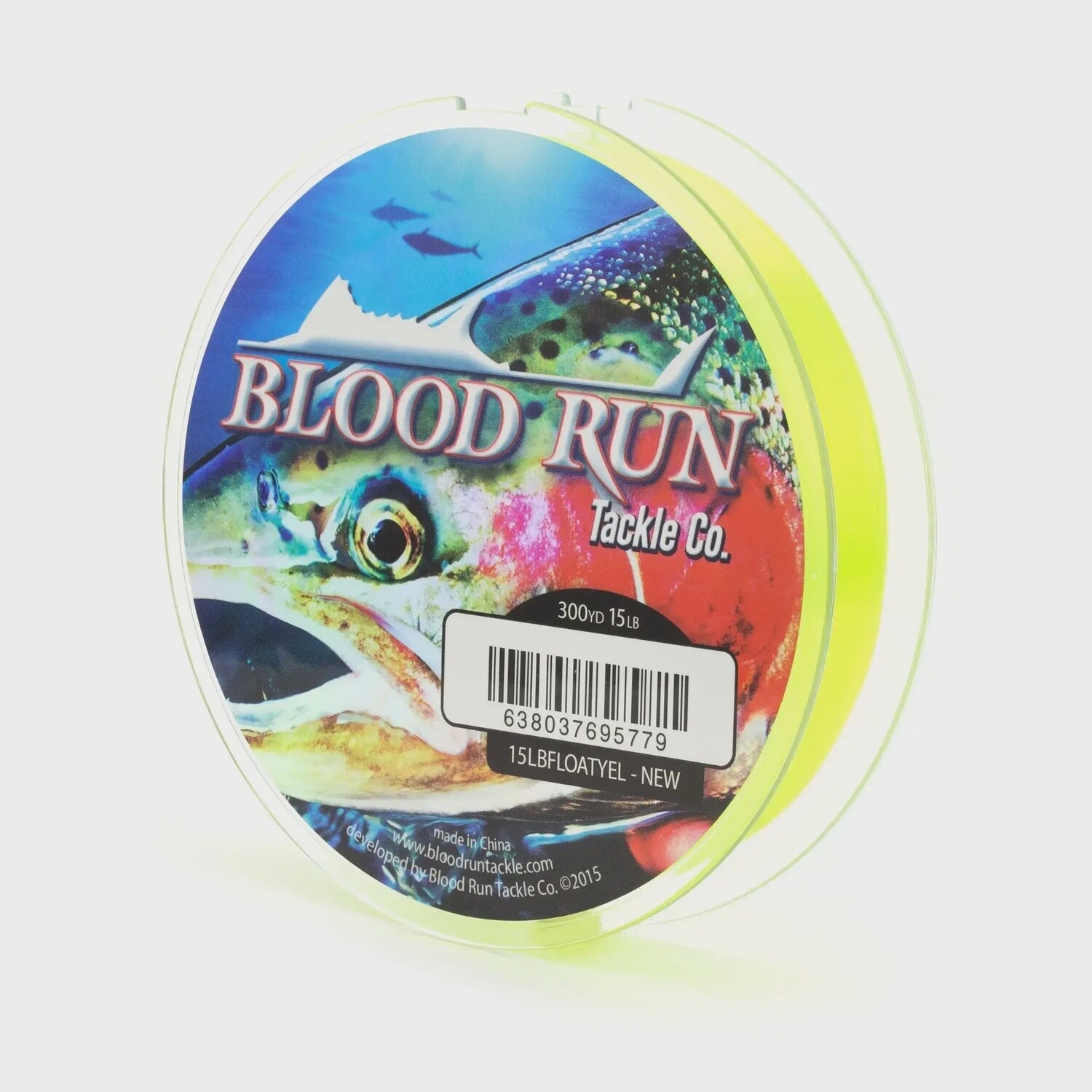 Blood Run Floating Main Line Hi Vis Yellow 10#
