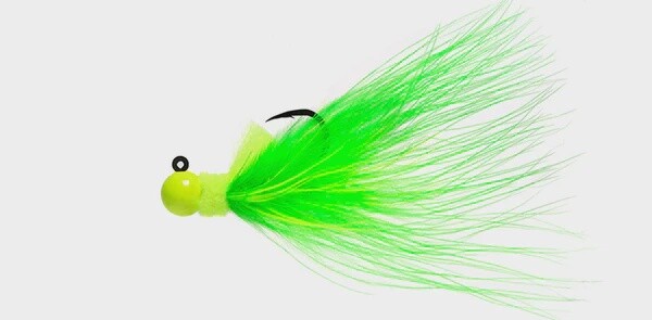 Hawken Aerojig Marabou 1/32 Chartreuse/Kelly Green