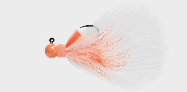 Hawken Aerojig Marabou 1/32 Peach/White