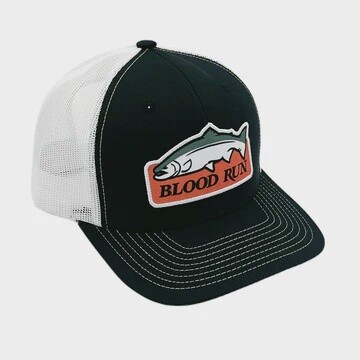 Blood Run Fall Run Snapback Mesh Trucker Hat
