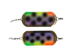 Salmon Candy Double Wide Gold UV Rasta Goose