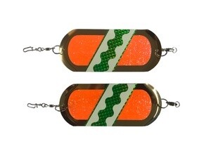 Salmon Candy  Double Wide Gold Orange Crush