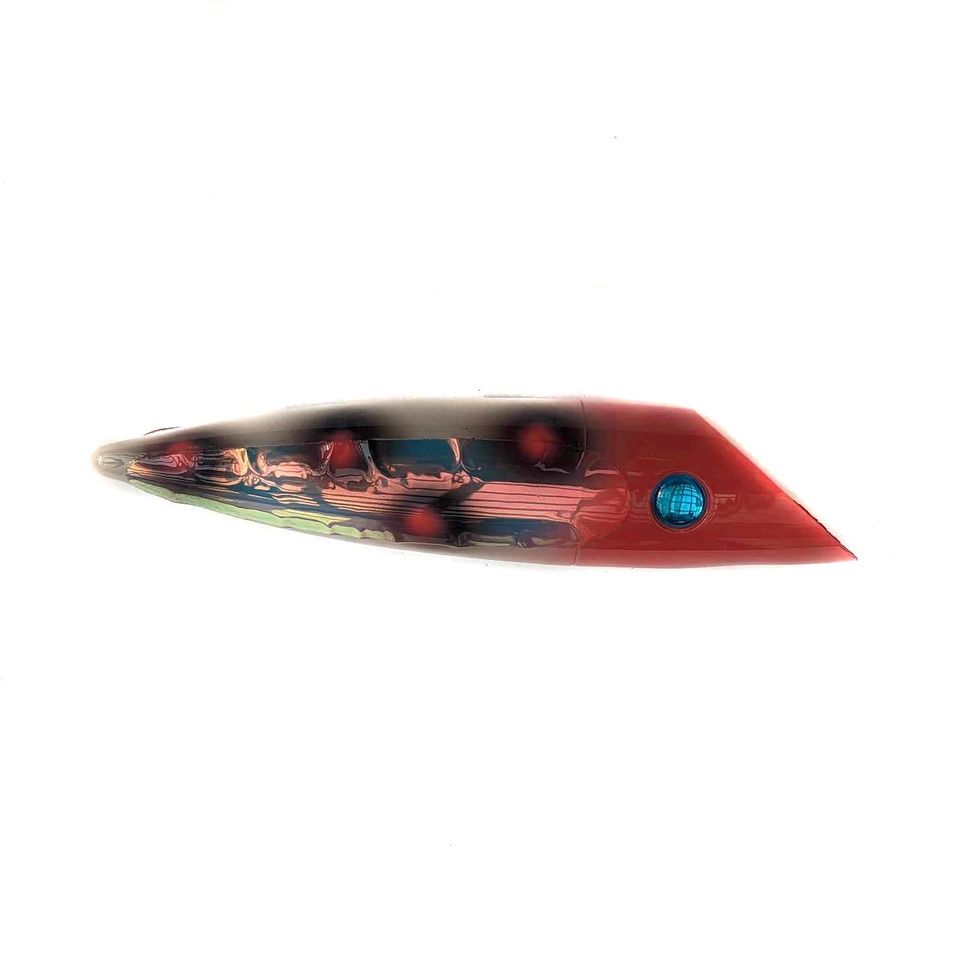 Salmon Candy Plug 4&quot; UV Bloody Nose
