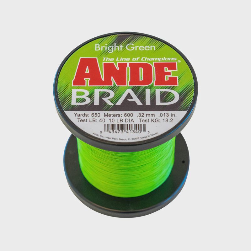 Ande Braid Bright Green 650yd 50#