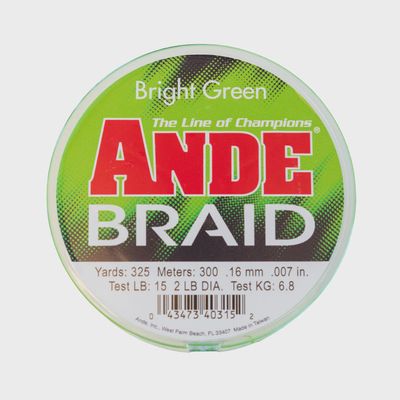 Ande Braid Bright Green 325yd 50#