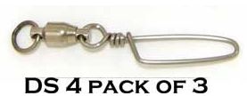 Dreamweaver Ball Bearing Snap Swivels 3pk #4