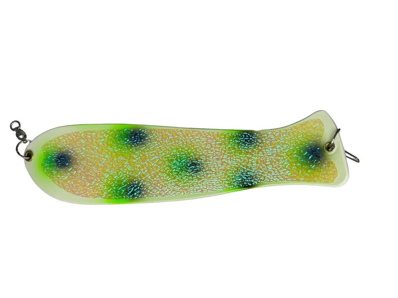 Gator Tackle 10&quot; Fish Blade Black Eyed Peas Superglow