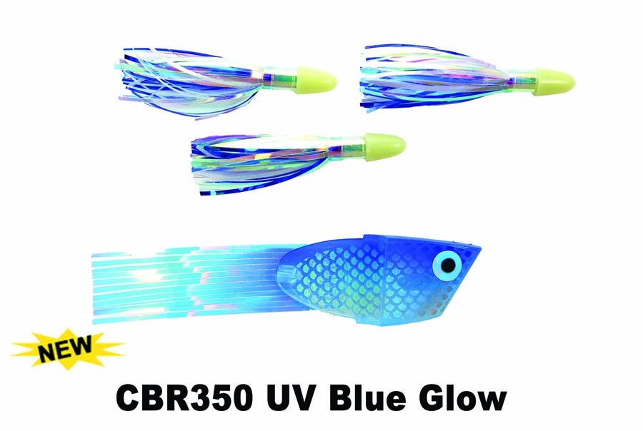 DW Cut Bait Rig UV Blue Glow