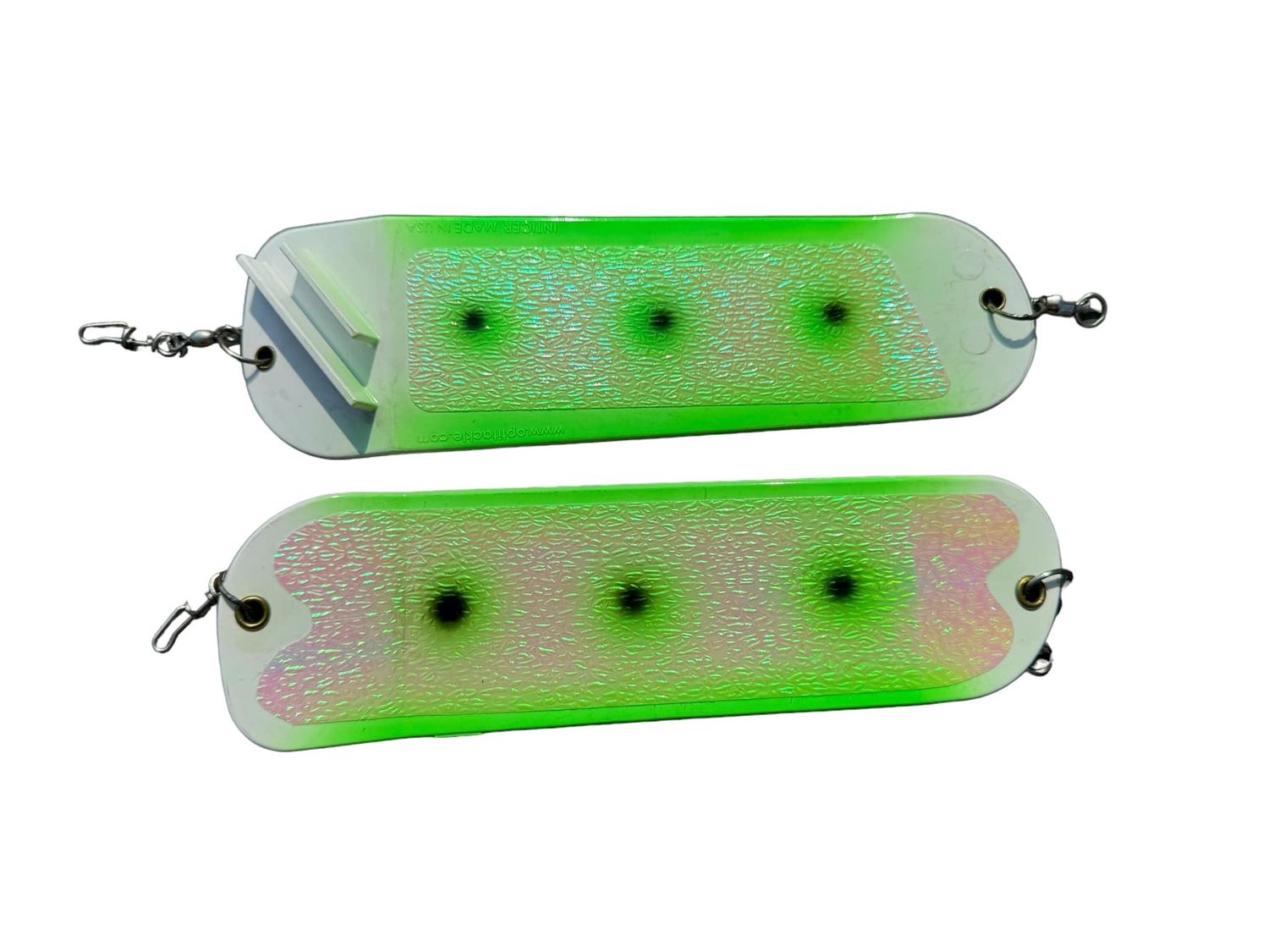 Salmon Candy Flasher 8&quot; White ICON