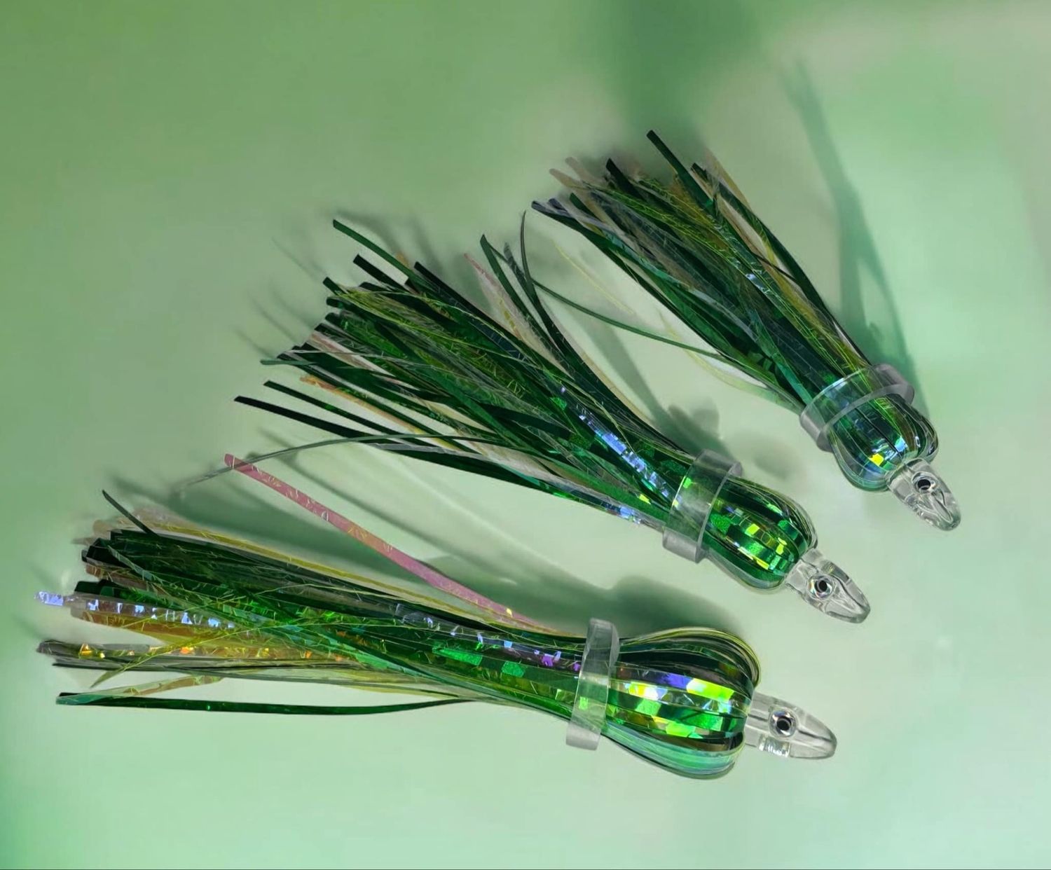 Screamin&#39; Drags 4&quot; Flies 3pk Green Machine