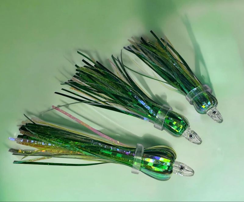 Screamin&#39; Drags 4&quot; Flies 3pk Green Machine