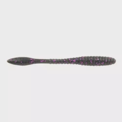 Berkley Powerbait Maxscent Flatworm 4&quot; Smoke Black Purple