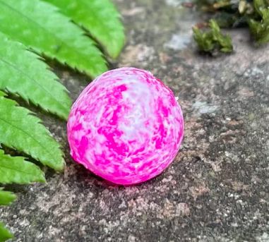 BnR Soft Bead 8mm Mottled Cerise