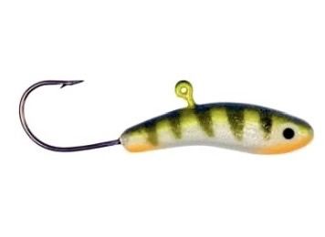 Lindy Slick Jig 1/4 oz Wicked Perch Glow