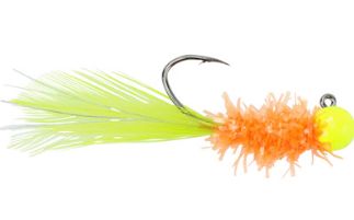 WM Shimmer Jig 1/32 Chartreuse/ Orange