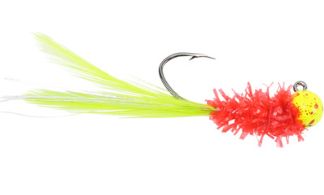 WM Shimmer Jig 1/32 Chartreuse/Red