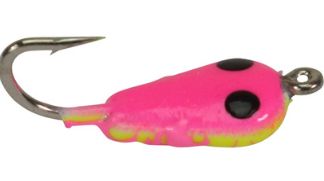 WM Tungsten Shrimp #12 Glow Pink/Yellow Crackerized