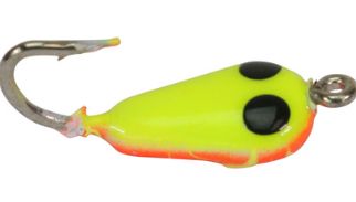 WM Tungsten Shrimp #12 Glow Yellow/Orange Crackerized