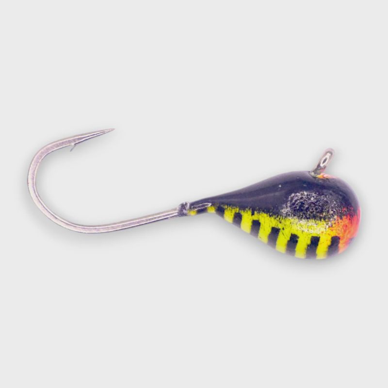 Kenders Glow Long Shank #10 Orange/Yellow Black Stripe