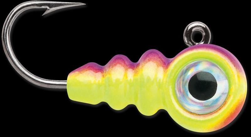 VMC Larv Eye Jig 1/32 Glow Purpledescent