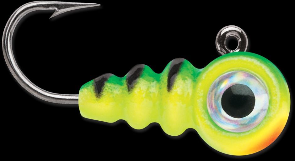VMC Larv Eye Jig 1/32 Glow Firetiger