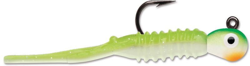 Tungsten Nymph 1/16 Green Orange Glow