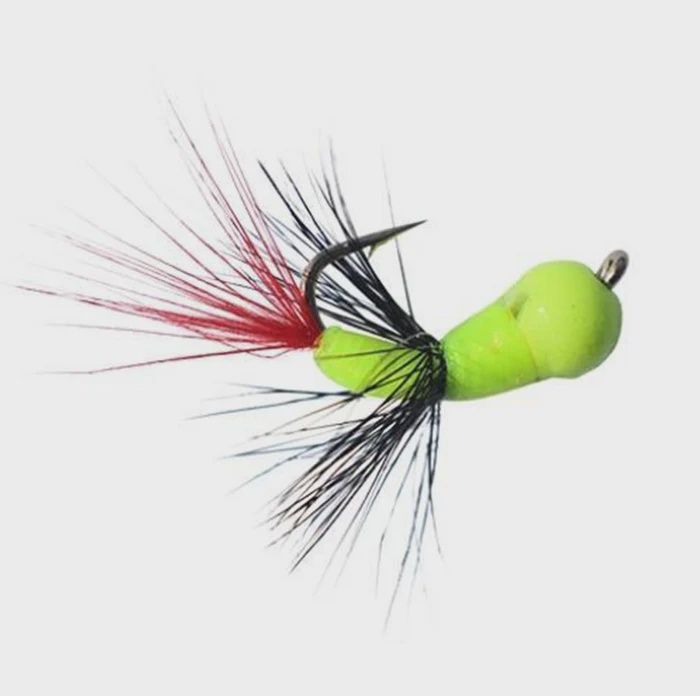 Kenders Tungsten Akua Flare #8 Chartreuse Red