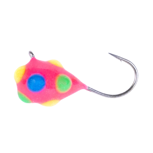 Clam Confetti Drop #14 Pink Multi-Color Glow Dot