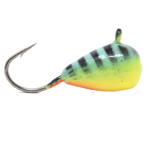 Clam Tungsten Drop #12 Chartreuse Blue