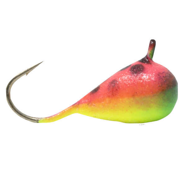 Clam Tungsten Drop #14 Chartreuse Pink