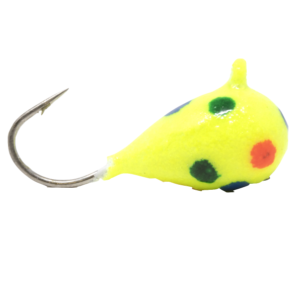 Clam Tungsten Drop #12 Chartreuse Wonderbread